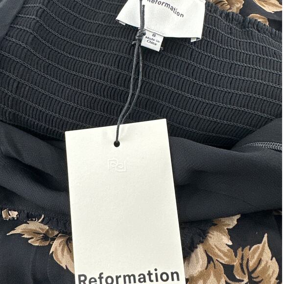 Reformation Women's Scala Katara Midi Dress Size 8 - Picture 2 of 9